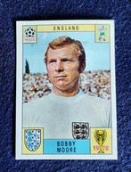 Panini sticker card voetbal  ' WK Mexico 70 - Bobby Moore ', Ophalen of Verzenden, Gebruikt, Sticker