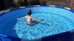 Intex zwembad 305x75cm + pomp, zeil, stofzuiger en tegels, 300 cm of meer, 200 tot 400 cm, Rond, Opzetzwembad