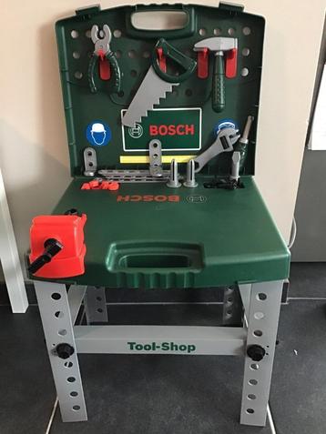 Bosch werkbank meeneembaar, Kinderen en Baby's, Ophalen of Verzenden, Zo goed als nieuw, Puzzelen