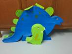 Dino's uit papier maché, Ophalen