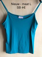 Nieuw - Turquoise top C&A - maat L, Kleding | Dames, Topjes, Nieuw, C&A, Maat 42/44 (L), Ophalen of Verzenden