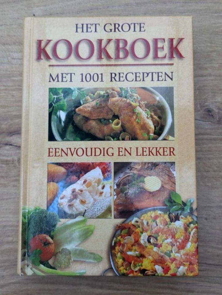 Kookboek 'Het grote kookboek' met 1001 recepten, Boeken, Kookboeken, Ophalen of Verzenden