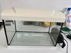 HS Aqua Aquarium Coldy 20 L 39x22x30 wit met led lamp, Dieren en Toebehoren, Vissen | Aquaria en Toebehoren, Ophalen, Zo goed als nieuw