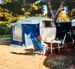 Auvent de caravane bleu et gris, Caravans en Kamperen, Ophalen, Zo goed als nieuw