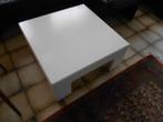salontafel wit livingtafeltje afgeronde hoeken, Huis en Inrichting, Tafels | Salontafels, Ophalen, Gebruikt, 50 tot 100 cm, Vierkant