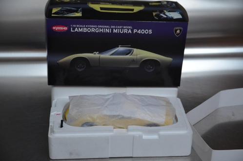 1/18 Lamborghini Miura P400S Kyosho, Hobby en Vrije tijd, Modelauto's | 1:18, Zo goed als nieuw, Auto, Kyosho, Ophalen of Verzenden