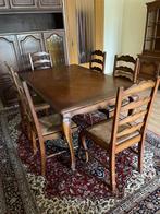 Tafel, Huis en Inrichting, Tafels | Eettafels, Gebruikt, Eikenhout, 50 tot 100 cm, Vijf personen of meer