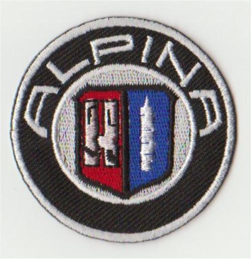 BMW Alpina stoffen opstrijk patch embleem #1, Collections, Marques automobiles, Motos & Formules 1, Neuf, Envoi