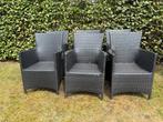 Tuinstoelen met zitkussens, Tuin en Terras, Tuinstoelen, Ophalen, Gebruikt, Overige materialen