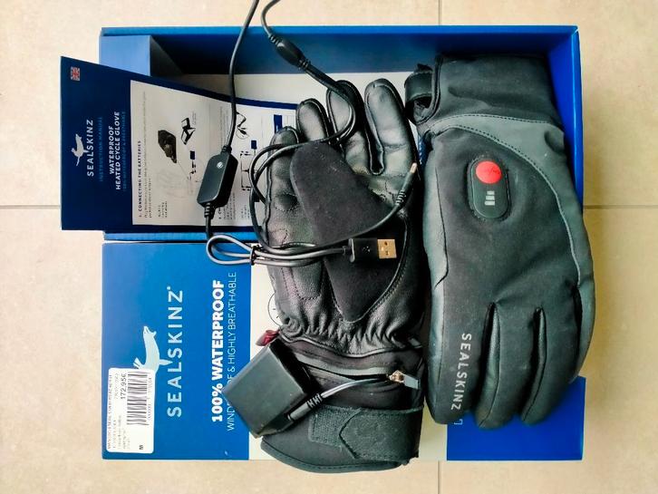 Sealskinz verwarmde handschoenen/maat M, Motoren, Kleding | Motorkleding, Handschoenen, Dames, Heren, Kinderen, Tweedehands, Ophalen of Verzenden