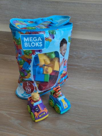 Mega Bloks met twee autos, Enlèvement, Comme neuf, Megabloks
