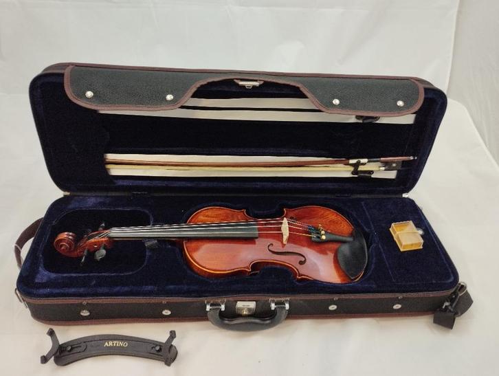 Goede studie viool set 4/4 perfecte staat: Leonardo Maestro, Muziek en Instrumenten, Strijkinstrumenten | Violen en Altviolen