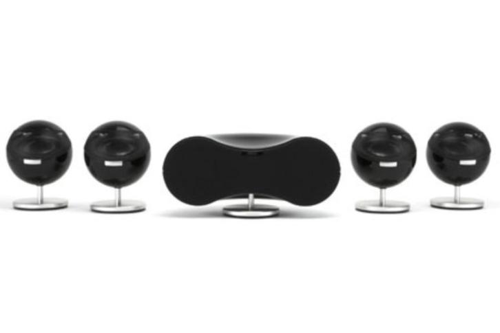 Jamo 360 S 35 HCS black surround speaker set 5.0, Audio, Tv en Foto, Luidsprekerboxen, Gebruikt, Surroundset zonder subwoofer