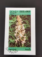 Oman - bloemen, Postzegels en Munten, Ophalen of Verzenden, Gestempeld, Dier of Natuur