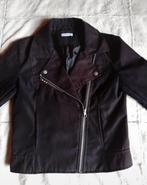 Suede jacket, Verzenden, Zwart, Zo goed als nieuw, Maat 36 (S)