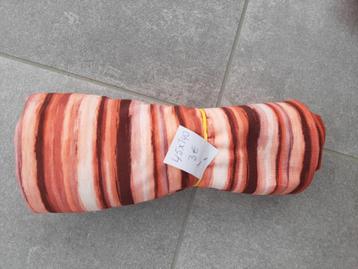 Coupon van 45 cm / 140 cm dr gevoerde jersey oranjebruine ti beschikbaar voor biedingen