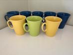 Lot de 8 tasses/mugs - Hauteur : 10 cm en excellent état, Ophalen, Zo goed als nieuw
