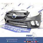 W205 Facelift AMG Voorbumper + diamond gril 2019 Mercedes C, Auto-onderdelen, Gebruikt, Voor, Mercedes-Benz, Ophalen of Verzenden