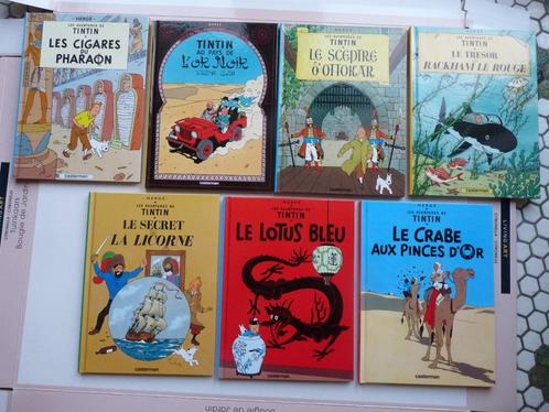 Tintin - 7 albums au format 17x 22,5cm -2004 - 1ère édition, Boeken, Stripverhalen, Nieuw, Ophalen of Verzenden