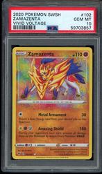 Zamazenta [Amazing Rare] PSA 10 - 102/185 Vivid Voltage 2020, Losse kaart, Zo goed als nieuw, Verzenden