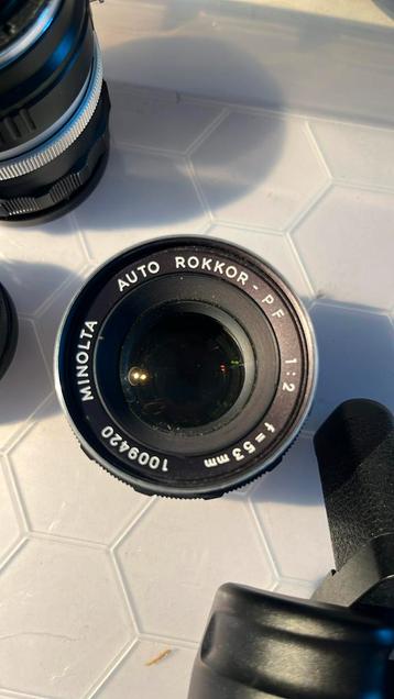 Divers lentilles Minolta Rokkot et Industar beschikbaar voor biedingen