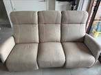 3-zit zetel met 2 relaxfuncties, Huis en Inrichting, Ophalen, Driepersoons, Zo goed als nieuw, Rechte bank