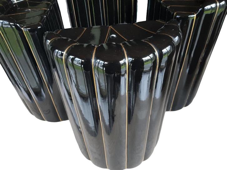 Tommaso Barbi - salontafelonderstel - Hollywood regency, Maison & Meubles, Tables | Tables de salon, Utilisé, Moins de 50 cm, Verre