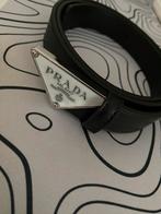 Ceinture de luxe Prada pour homme cuir noir avec logo métal, Vêtements | Hommes, Ceintures, Cuir véritable, Comme neuf, 105 à 115 cm