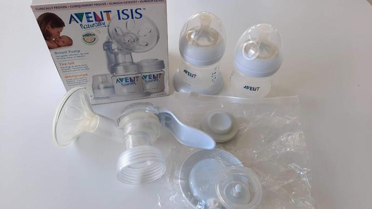 Borstkolf Avent met 2 bewaarflessen 125ml, Kinderen en Baby's, Babyvoeding en Toebehoren, Gebruikt, Borstkolf, Ophalen