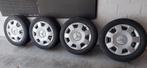 4 autovelgen Mercedes met gebruikte Pirelli winterbanden, Auto-onderdelen, Banden en Velgen, Ophalen, Gebruikt, 16 inch, Banden en Velgen