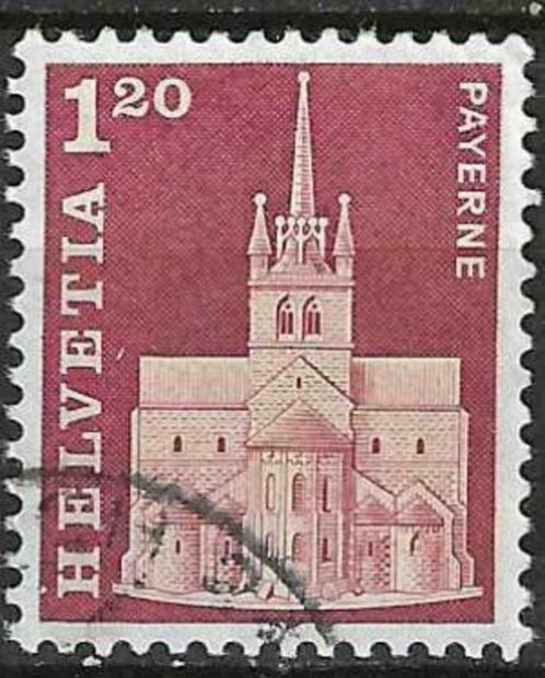Zwitserland 1968 - Yvert 822 - Courante reeks (ST), Timbres & Monnaies, Timbres | Europe | Suisse, Affranchi, Envoi