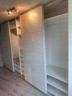 Ikea pax kast 4 x 75 cm met schuifdeuren + 1 spiegeldeur, Huis en Inrichting, Kasten | Kleerkasten, Ophalen, Gebruikt, 200 cm of meer