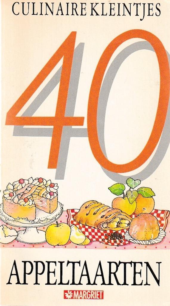 40 appeltaarten - Culinaire Kleintjes, Boeken, Kookboeken, Zo goed als nieuw, Taart, Gebak en Desserts, Ophalen of Verzenden