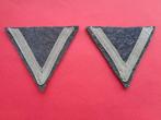 WO 2 mouwemblemen Gefreiter Luftwaffe, Ophalen of Verzenden, Luchtmacht, Embleem of Badge
