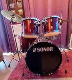 SONOR SERIES 507 vermiljoenrood, Muziek en Instrumenten, Ophalen of Verzenden, Gebruikt