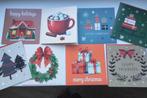 Pakket van 20 kerst wenskaarten, Diamond painting, afgewerkt, Ophalen, Nieuw, Kerst