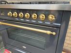 Luxe Boretti gasfornuis 90cm breed, Ophalen, Gebruikt, 60 cm of meer, Energieklasse A of zuiniger