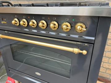 Luxe Boretti gasfornuis 90cm breed beschikbaar voor biedingen