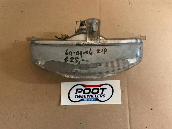 Piaggio ZIP Koplamp, Fietsen en Brommers, Brommeronderdelen | Puch, Gebruikt, Koplamp, Ophalen
