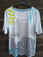 Cecil : Witte T-shirt Met Print In Maat 42, Kleding | Dames, T-shirts, Wit, Maat 42/44 (L), Ophalen of Verzenden, Zo goed als nieuw