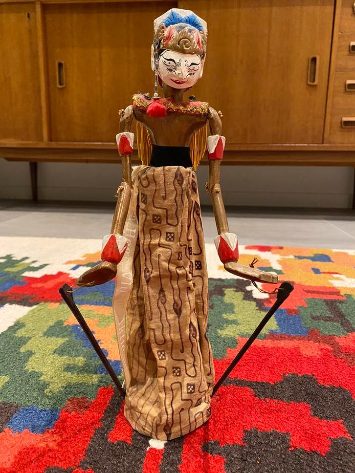 Antieke Wayang Golek (Indonesische pop), Antiek en Kunst, Kunst | Niet-Westerse kunst, Ophalen of Verzenden
