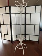 Staande kapstok , wit metaal ,jaren 80, Huis en Inrichting, Woonaccessoires | Kapstokken, Ophalen, Zo goed als nieuw, Metaal, Staande kapstok