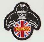 Norton Cafe Racer Fer Sur Patch Emblème Logo - 78 x 79mm, Neuf