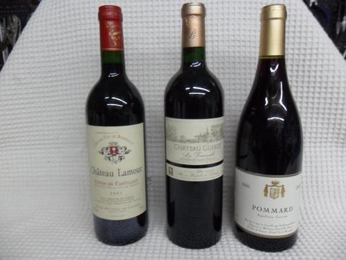 Vintage 3 bouteilles de vin détails voir photos 3, 5, 7, Collections, Vins, Comme neuf, France, Pleine, Enlèvement