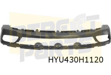 Hyundai H300 (1/08-) voorbumper onder (zwart glad) (te spuit, Auto-onderdelen, Carrosserie, Bumper, Hyundai, Voor, Nieuw, Verzenden
