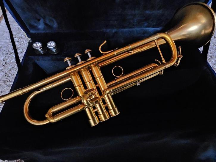 B&S  Bmx3  heritage  X-Line, Muziek en Instrumenten, Blaasinstrumenten | Trompetten, Gebruikt, Trompet in si bemol, Met koffer