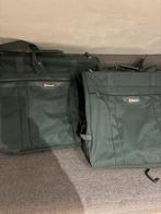 Tweedelige reistas in pak, Handtassen en Accessoires, Tassen | Reistassen en Weekendtassen, Ophalen of Verzenden, Nieuw, Groen
