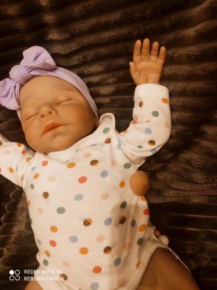 Realistische Reborn Babypop met fopspeen. 2,1 kg, Kinderen en Baby's, Speelgoed | Houten speelgoed, Nieuw, Verzenden