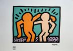 Lithografie “Best buddies” + certificaat • Keith Haring, Antiek en Kunst, Kunst | Litho's en Zeefdrukken, Ophalen of Verzenden