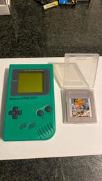 Gameboy groen play it loud met spel, Ophalen of Verzenden, Gebruikt, Game Boy Classic, Met games